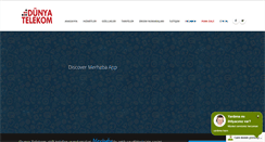 Desktop Screenshot of dunyatelekom.com